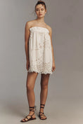Load image into Gallery viewer, Maeve Strapless Lace Mini Dress