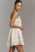 Load image into Gallery viewer, Maeve Strapless Lace Mini Dress