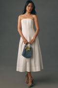 Load image into Gallery viewer, Mare Mare Strapless Seamed A-Line Midi Dress