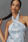 Load image into Gallery viewer, BHLDN Ruby Twist Halter Satin Gown