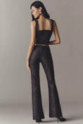 Load image into Gallery viewer, Pilcro High-Rise Animal-Print Flare Jeans