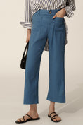 Load image into Gallery viewer, The Colette Cropped Wide-Leg Pants by Maeve: Linen Edition