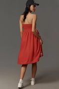 Load image into Gallery viewer, Daily Practice Strapless Side Bow Midi Dress