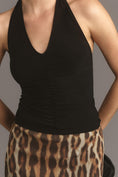 Load image into Gallery viewer, By Anthropologie Ruched Halter Tank Top