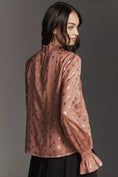 Load image into Gallery viewer, Endless Rose Polka Dot Chiffon Blouse