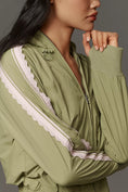 Load image into Gallery viewer, Daily Practice Lace-Trim Track Jacket