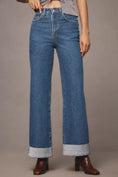 Load image into Gallery viewer, The Austyn High-Rise Cuffed Wide-Leg Jeans by Pilcro