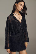 Load image into Gallery viewer, Maeve Fringe Twofer Mini Shirt Dress