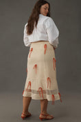 Load image into Gallery viewer, Maeve Ribbon Pencil Midi Skirt