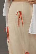 Load image into Gallery viewer, Maeve Ribbon Pencil Midi Skirt