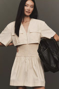 Load image into Gallery viewer, Mare Mare Utility Short-Sleeve Mini Shirt Dress