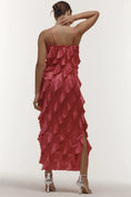 Load image into Gallery viewer, By Anthropologie Bias-Cut Ruffled Midi Dress