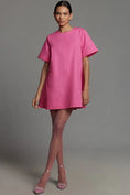 Load image into Gallery viewer, The Emmy Short-Sleeve Swing Mini Dress by Maeve