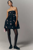 Load image into Gallery viewer, Maeve Strapless Embellished Fit & Flare Mini Dress