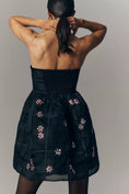 Load image into Gallery viewer, Maeve Strapless Embellished Fit & Flare Mini Dress