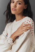 Load image into Gallery viewer, Pilcro Embroidered Lace-Trim Sweater
