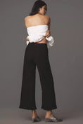Load image into Gallery viewer, The Colette Magic Fabric Ruffle-Hem Crop Wide-Leg Pants by Maeve