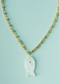 Load image into Gallery viewer, Stoney Fish Necklace
