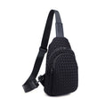 Load image into Gallery viewer, Beyond The Horizon - Woven Neoprene Sling Backpack: Wine