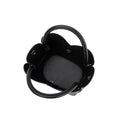 Load image into Gallery viewer, Tulip Black Recycled Vegan Top Handle Bag