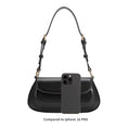 Load image into Gallery viewer, Amari Black Recycled Vegan Shoulder Bag