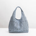 Load image into Gallery viewer, Farrow Sky Small Vegan Leather Tote Bag
