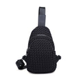 Load image into Gallery viewer, Beyond The Horizon - Woven Neoprene Sling Backpack: Wine