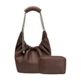 Load image into Gallery viewer, Kinsley Chocolate Recycled Vegan Shoulder Bag