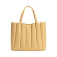 Load image into Gallery viewer, Adela Yellow Recycled Vegan Leather Tote Bag