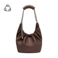 Load image into Gallery viewer, Kinsley Chocolate Recycled Vegan Shoulder Bag