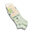 Load image into Gallery viewer, Ankle Socks that Plant Trees (Green Tulips): Medium