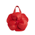 Load image into Gallery viewer, Monroe Red Flower Vegan Leather Top Handle Bag