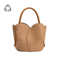 Load image into Gallery viewer, Tulip Raffia Embossed Recycled Top Handle
