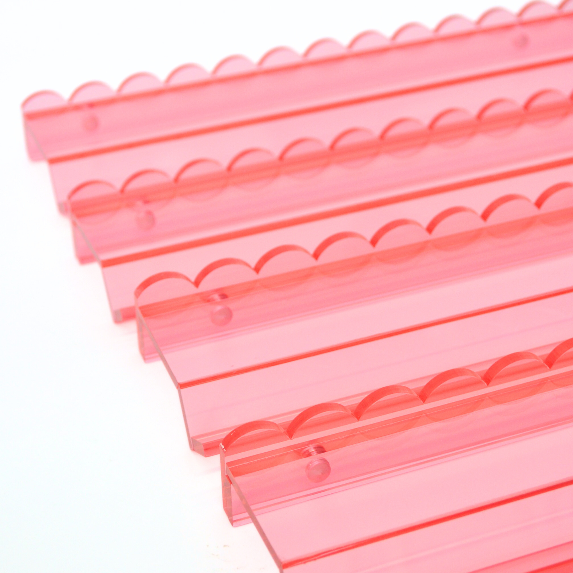 La Vie En Rose Mahjong Rack and Pusher, Set of 4