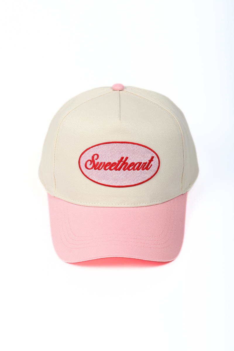 Sweetheart Patch Two Tone 5 Panel Cap