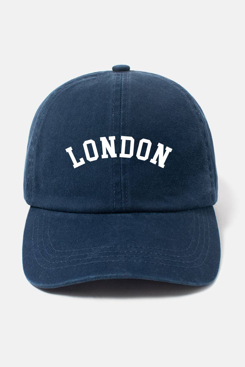 LONDON Cotton Hat: NAVY