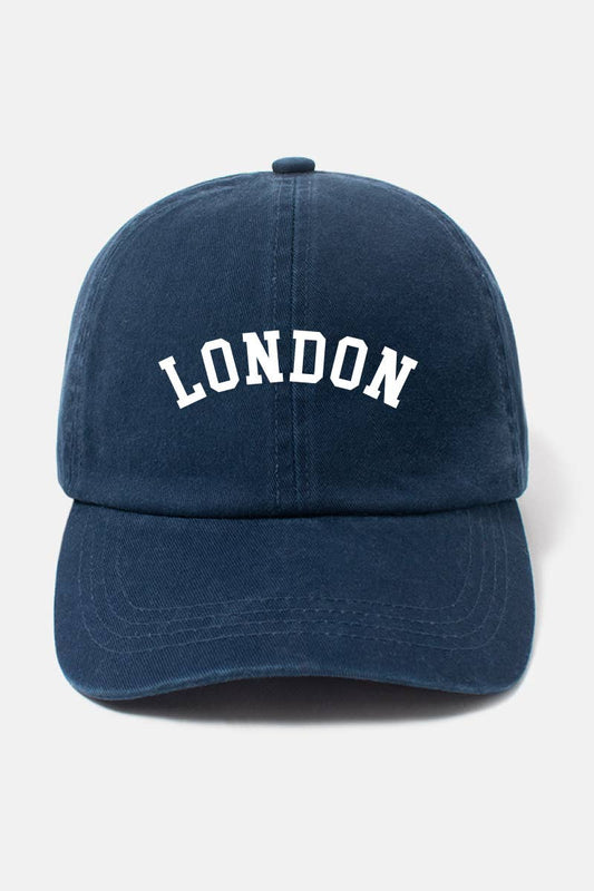 LONDON Cotton Hat: NAVY