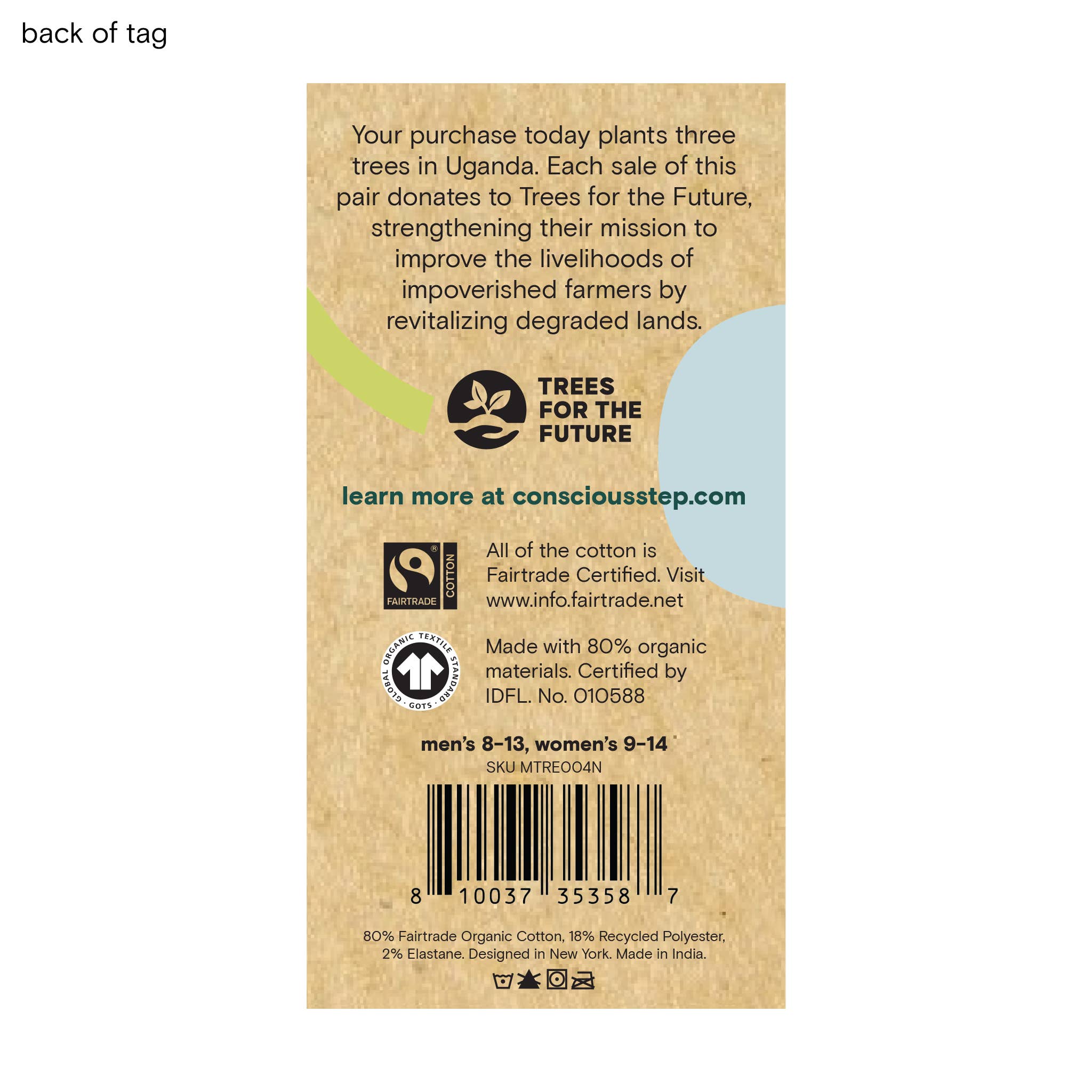 Socks that Plant Trees (Green Tulips): Medium
