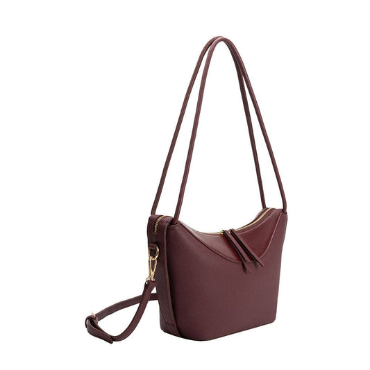 Wesley Plum Recycled Vegan Shoulder Bag