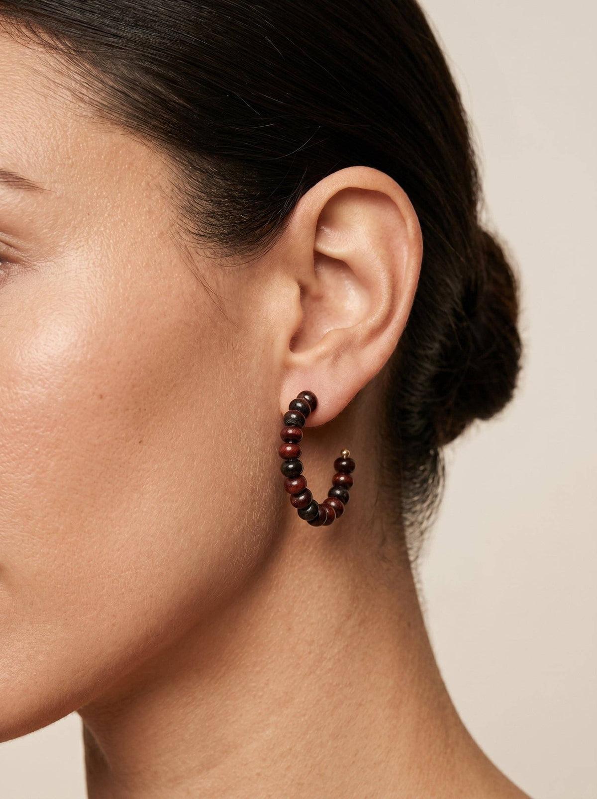Bauble Hoops: Brown