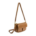 Load image into Gallery viewer, Aria Mocha Recycled Vegan Shoulder Bag
