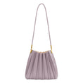 Load image into Gallery viewer, Carrie Lilac Pleated Vegan Leather Shoulder Bag
