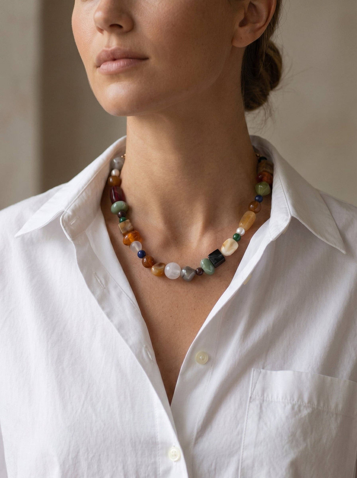 Woodland Necklace: Chestnut