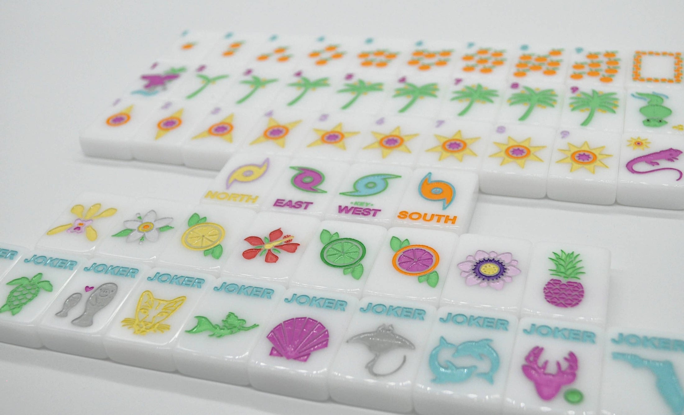 "Sunshine Tiles" FL Inspired Mahjong Set