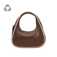 Load image into Gallery viewer, Sarita Chocolate Recycled Vegan Top Handle Bag
