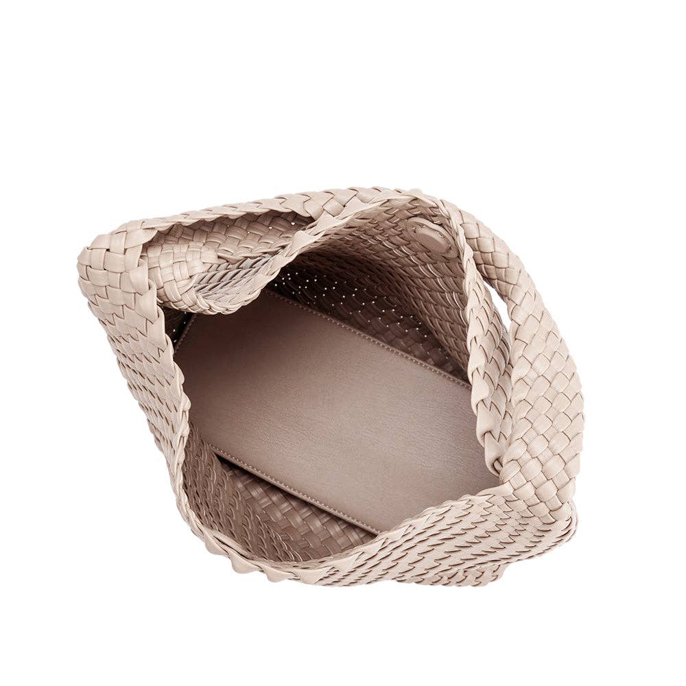Johanna Ivory Large Vegan Shoulder Bag