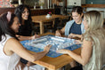 Load image into Gallery viewer, Hutch & Nook Mahjong Mat - Blue & White Bird
