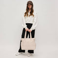Load image into Gallery viewer, Jetsetter Multi Compartment Travel Tote: Cream
