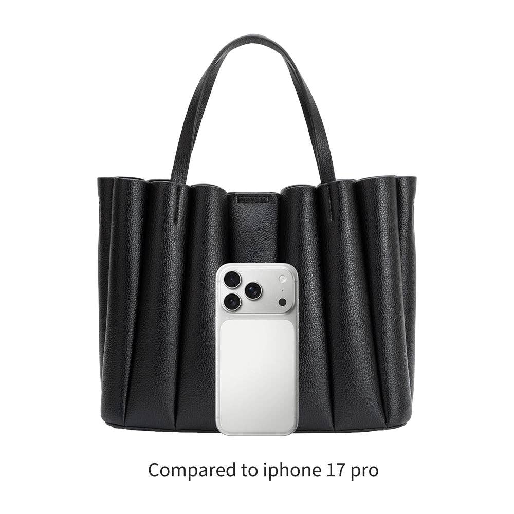 Adela Mint Recycled Vegan Leather Tote Bag