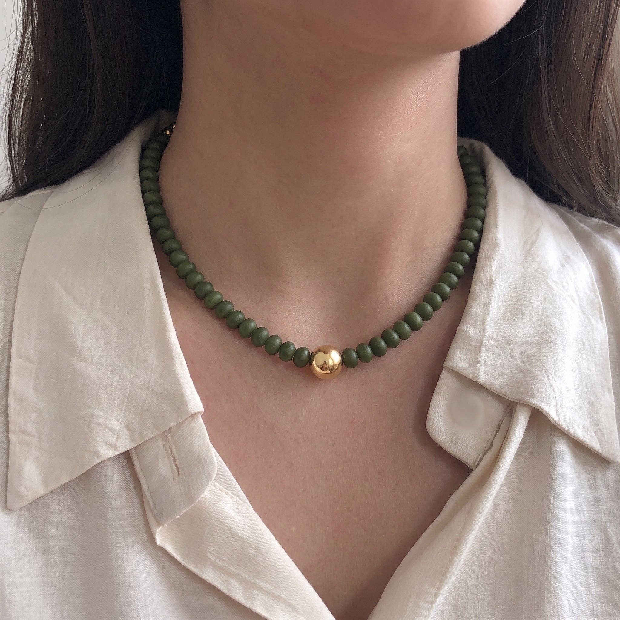 The Cove Beaded Necklace: Aspen